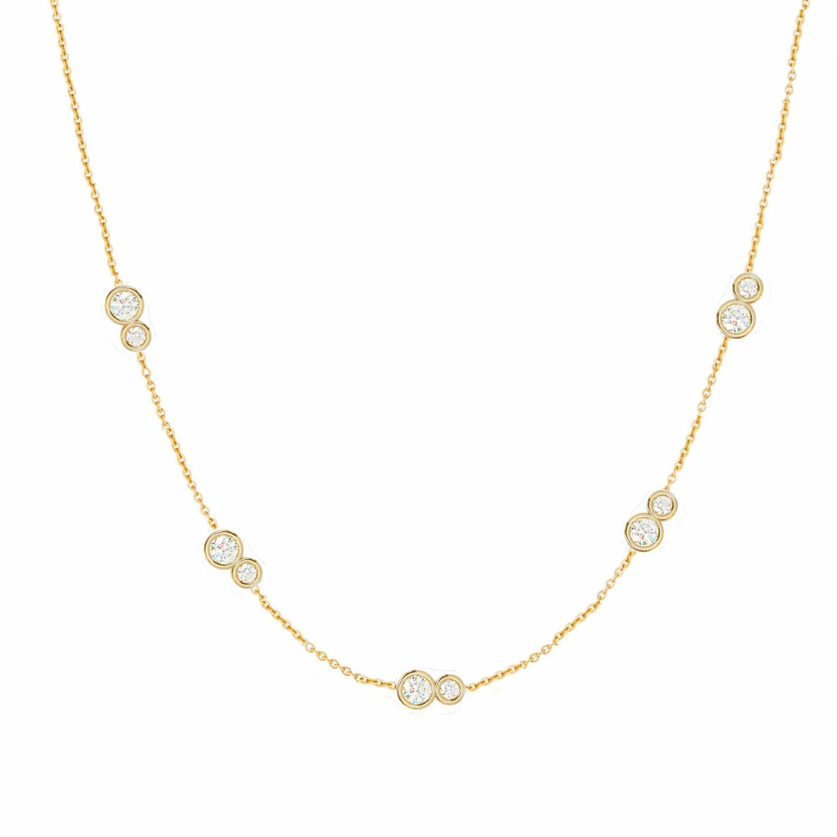 Diamond 2025 station necklace